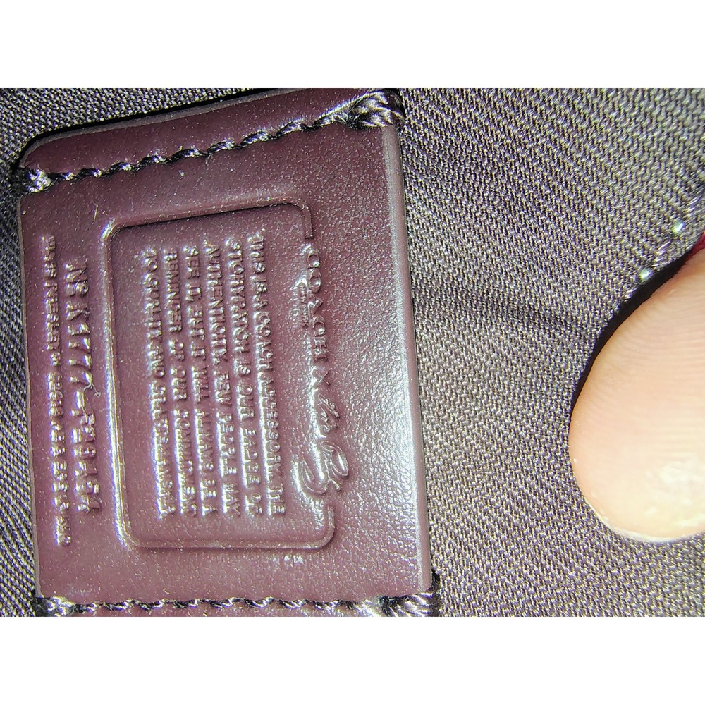 Coach Elvis Presley Love Me Tender Heart Coin Purse Leather Floral Rare 2016 - Picture 10 of 12